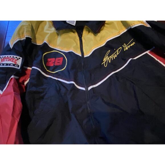 Ernie Irvin (28) NASCAR Racing Windbreaker Jacket Large VTG 1990’s Winston Cup - Picture 5 of 9